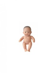 Papusa Bebelus asiatic fetita Miniland 21 cm