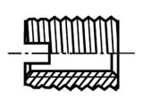 Adaos Filetat Inox M4 x 8mm Pas 0,7