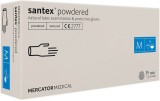 Manusi unica folosinta medicale latex pudrat 100/buc Mercador Medical Marime M