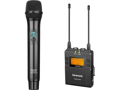 Set microfon wireless Saramonic UwMic9 Kit4Microfon HU9, Negru foto