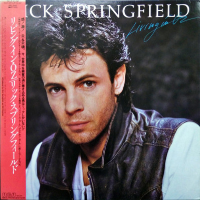 Vinil &amp;quot;Japan Press&amp;quot; Rick Springfield &amp;lrm;&amp;ndash; Living In Oz (EX) foto