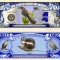 !!! SUA = FANTASY NOTE (TJ6) = MISSISSIPPI , NORTHERN MOCKINGBIRD - 2021 - UNC