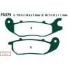 Klocki Ham. Moto. Honda Fs 125 Sonic (03-04) 408239 EBCSFA375
