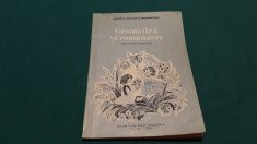 GRAMATICA ?I COMPUNERE * MANUAL CLS. A III-A / 1986 foto