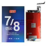 Display LCD Touchscreen cu Rama Apple iPhone 8 Plus Alb, Calitate Incell