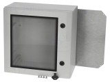 Carcasă montare pe perete FIBOX ARCA gri 400mm x 400mm x 210mm