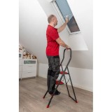 Scara Pliabila 3 Trepte Sepio, Otel, Antiderapanta, 150kg