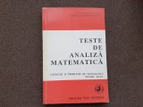TESTE DE ANALIZA MATEMATICA EXERCITII SI PROBLEME PENTRU LICEU CATAIN PETRU NICOLESCU CU AUTOGRAF