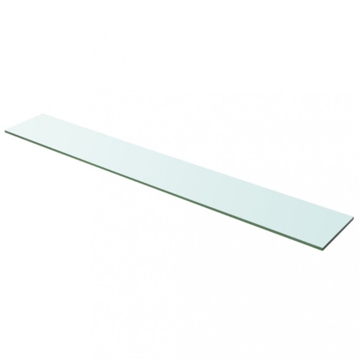Gossi raft din sticla transparenta, 100 x 15 cm