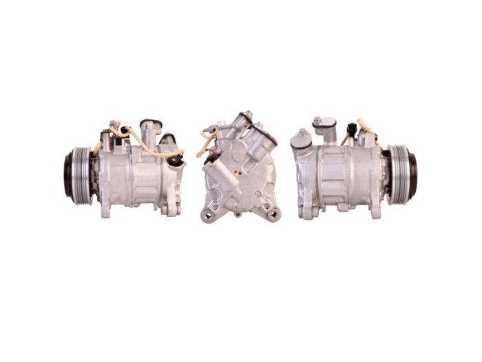 Compresor aer conditionat BMW Seria 1 F20/F21, 2011-2019, motorizare 116d; 1.5 D, diesel; 118d/120d; 2.0 d, diesel, rola curea 110 mm, 6 caneluri, de