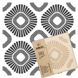 Șablon de plastic reutilizabil pentru țiglă // OLMOS - 20x20cm