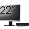 Pachet Calculator Refurbished HP ProDesk 400 G6 Mini, Intel Core i5-10500T 2.30 - 3.80GHz, 8GB DDR4, 256GB SSD + Monitor 22 Inch + Windows 10 Pro NewT