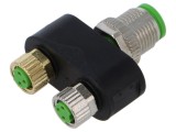 Adaptor M12 M8 3-4 pini 60VDC 50VAC 4A IP67 -30&divide;85&deg;C Murrelektronik