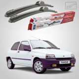 Ștergătoare Renault Clio I Faza 1 Hatchback 1990-1994 | Set Față Flat &ndash; TeamCar&reg;