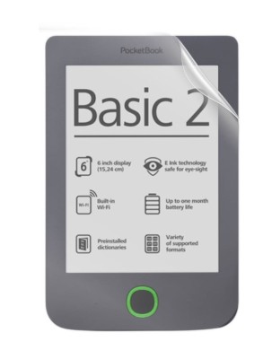 Folie Duragon, pentru PocketBook Basic 2 (614), Kit inclus, Silicon Premium foto