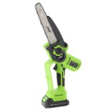 Fierastrau electric pentru crengi cu acumulator 21V, sina 20 cm, 2 baterii