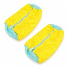 Set de doi saci pentru spalarea incălțămintei DEPOX&reg;, Protecție și Curățare Eficientă, Galben