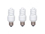 SET 5 becuri fluorescent Panasonic, soclu E27, putere 13W, forma spirala, lumina alb rece, alimentare 220 - 240 V, &quot;EFD13E672V-3&quot; (timbru verde 2.25 l