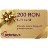 Card Cadou Bebeluc.ro 200 RON - Jucarii Educative, Copii, Bebelusi - Valabil 12 Luni
