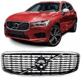 Grilaj radiator negru lucios cu cadru cromat, potrivit pentru Volvo XC60 II 2017-2021 Performance AutoTuning