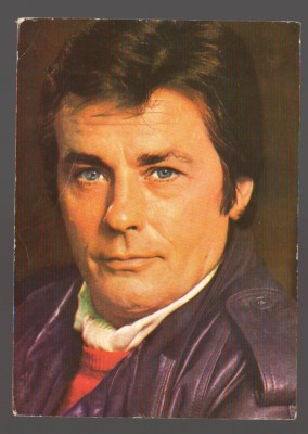 CPIB 23800 CARTE POSTALA - CASA FILMULUI - ALAIN DELON, NECIRCULATA foto