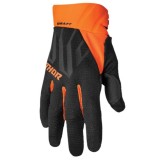 Manusi enduro motocross Thor Draft Portocaliu