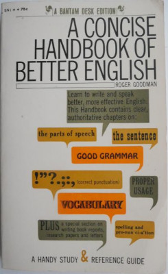 A Concise Handbook of Better English &amp;ndash; Roger Goodman foto