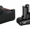 Bosch 2xGBA12V + GAL12V-40 Set 2 acumulatori Li-Ion, 12V, 6Ah + Incarcator rapid de 4Ah ProAdvanced PowerfulTools
