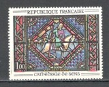 Franta.1965 800 ani Catedrala Sens-Vitraliu SF.487