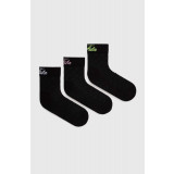 Fila sosete 3-pack femei, culoarea negru, F6944