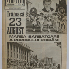 SPORT , REVISTA ILUSTRATA LUNARA A CONSILIULUI NATIONAL PENTRU EDUCATIE FIZICA SI SPORT , NR. 8 , 1989