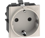 Priza schuko borne automate 2M Living Now Bticino nisip KM4141A