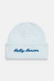 Helly Hansen căciulă SOFT RIB BEANIE culoarea bej, din tricot gros, 67531