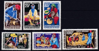 DB1 Niger Mestesuguri Populare Meserii Traditionale 6 v. MNH foto