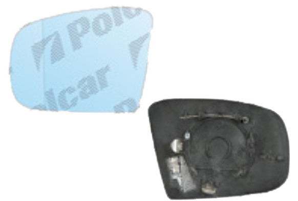 Geam oglinda Mercedes Clasa ML (W163) 2001-07.2005 partea dreapta BestAutoVest albastra asferica cu incalzire 5044558E