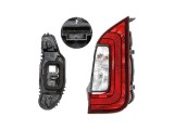 Stop spate lampa Skoda Citigo, 05.2012-, spate, Dreapta, fumuriu; cu suport becuri, Farba