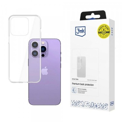 Husa pentru Apple iPhone 14 Pro Max, 3MK, Armor, Transparenta foto