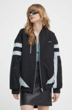 R&eacute;sum&eacute; geaca bomber AlanaRS Jacket Unisex femei, culoarea negru, de tranzitie, 20981143