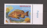 Monaco 2017 - Viața marină - Pește, Preanulat, MNH, Nestampilat