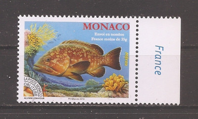 Monaco 2017 - Viața marină - Pește, Preanulat, MNH foto