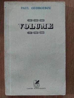 Volume- Paul Georgescu