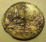 Germania Frankfurt 1 Kreuzer 1773 Billon, 0.6g - Moneda Veche KM#253
