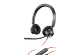 Casti Head-band HP Blackwire 3320, Cu fir, noise-canceling, Negru