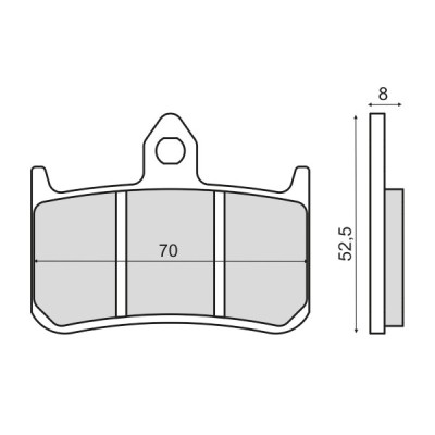 Placute frana sinter Honda RS 125R fata Cod Produs: MX_NEW 225103103RM foto