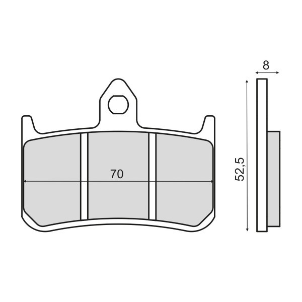 Placute frana sinter Honda RS 125R fata Cod Produs: MX_NEW 225103103RM