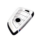 Husa Cheie Smartkey BMW Seria G, 3 4 butoane, ABS, Alba
