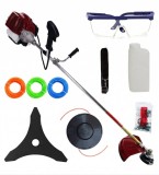 Cumpara ieftin *MEGA* Motocoasa 8.5cp motor benzina 2T timpi, 58cc, 12.000rpm, 7 stele, 10 accesorii incluse, Easy Start, CAMPION PREFESIONAL CMP1546