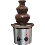 Fantana Ciocolata 3 Nivele, 170W, Chocolate Fountain Superchef, Inox+Plastic, 800g, 39.5x21.5cm