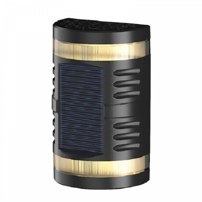 Lampa ornamentala LED solara cu iluminare dubla eMazing, rezistentă la apa IP65, 1.2V, 600mAh, 15.1 x 9 x 6 cm, fabricata din ABS, culori variate, mul