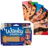 SPENCER &amp; FLEETWOOD - WANKY HANKIES 7 EXTRA LARGE WOMEN&#039;S HANDKERCHIEFS